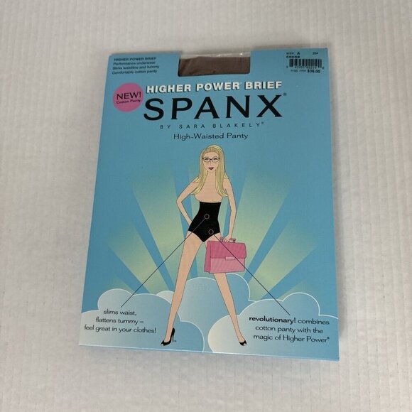Spanx Higher Power Brief High Waisted Panty Size A Coco 8520 - Picture 12 of 12